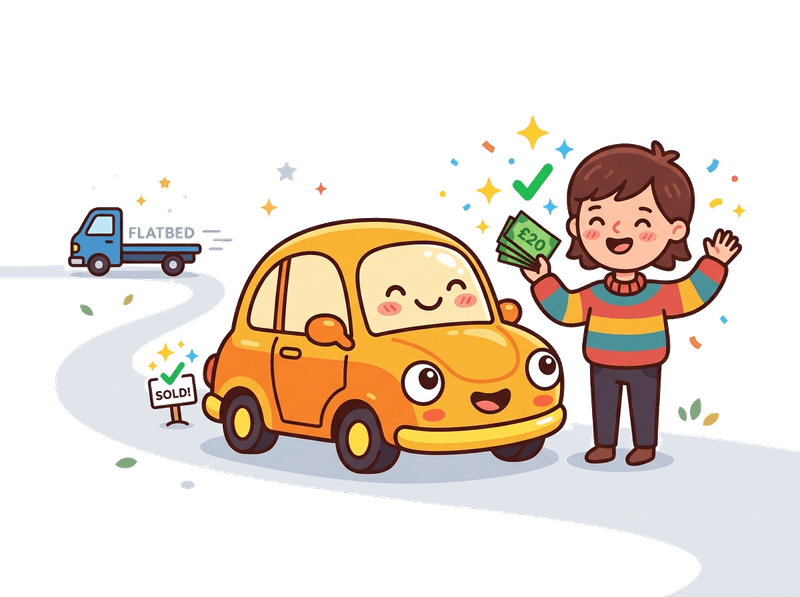 Step 4: Get Paid — Bank transfer on collection in Wandsworth & Earlsfield. No waiting, no chasing. The money is yours before we drive away with your old car.